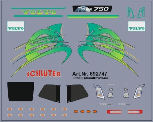 Decals für lkw dekor - decals, lkw-dekor