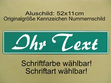 Kennzeichen Nummernschild