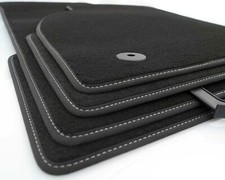 NEU Fußmatten passend für VW Passat B6 B7 3C CC R-Line Automatten Ziernaht Weiß