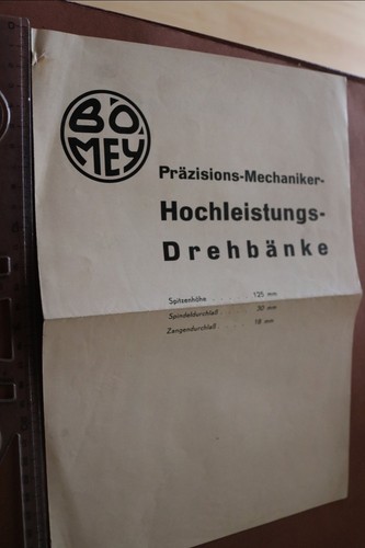 Altes produktblatt bömey - altes,