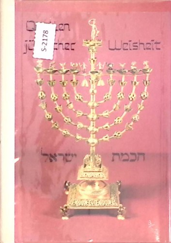 Quellen jüdischer weisheit - jüdischer,
