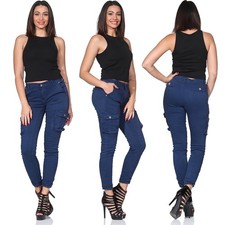 Damen Cargohose Skinny