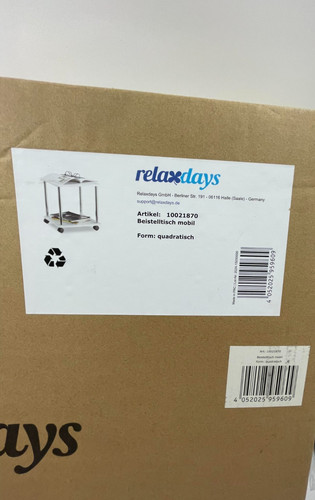 Relaxdays beistelltisch - relaxdays,