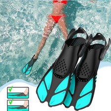 verstellbare kurze Flossen Erwachsen / Kinder Gr.36-47 Schnorchelflossen S-XL
