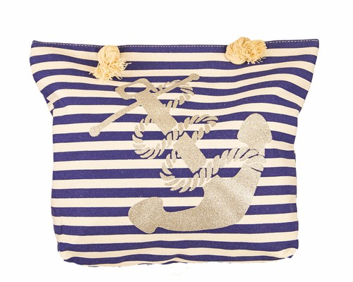 Damen strandtasche groß anker - strandtasche,