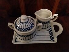 Alt Friesland-Königlich pr. Tettau-Porzellan - Milch / Zucker / Tablett -