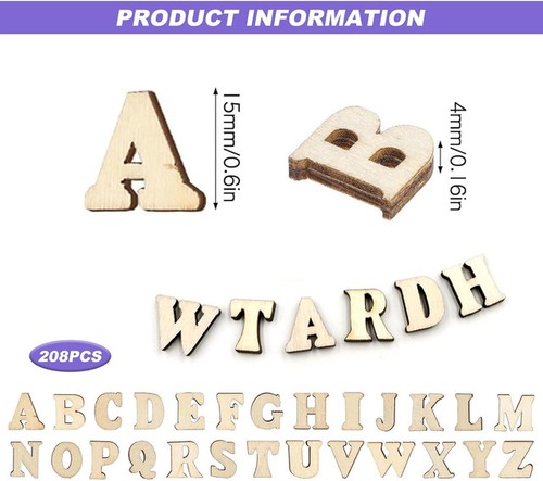 Holzbuchstaben klein 208 - holzbuchstaben,