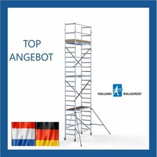 Rollgerüst Fahrgerüst Alu Gerüst 0.75 x 1.90 x 7.5m NEU TOP ANGEBOT!