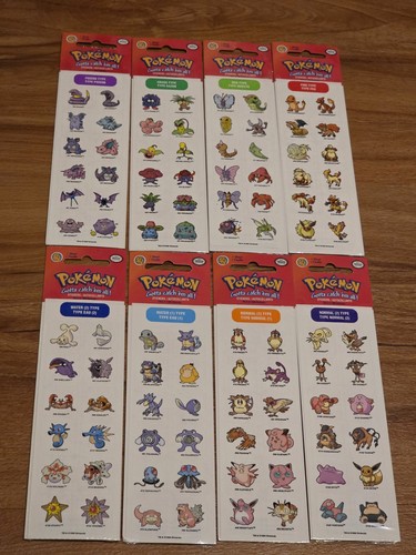 Pokémon stickerbogen set - pokémon, 8/15