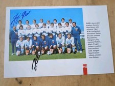 Orginales autogramm ddr - ddr., wm