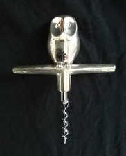 WMF Korkenzieher Eule Alt versilbert Deko selten