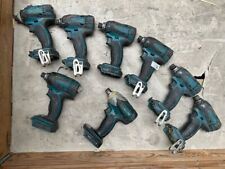 Posten 9x Makita Akku-Schlagschrauber 14,4V 1/4" Sologeräte defekt