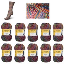 10 x 50g REGIA Sockenwolle