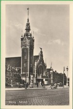 AK  Danzig-Gdansk,  Bahnhof