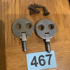 Vintage Nähmaschine Treddle Schrank Teile Maschine / Unterscharniere 2 Loch ,467