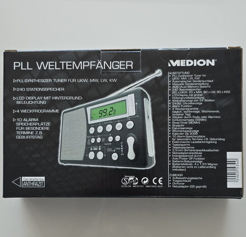 Medion pll weltempfänger - medion,