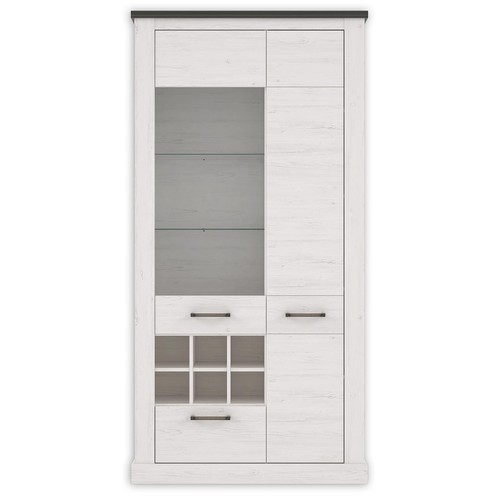 Vitrine pinie weiß - pinie,
