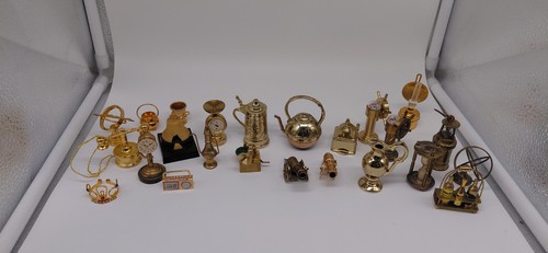 Messingfarbene miniaturen deko - miniaturen,