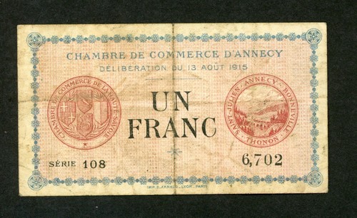Frankreich annecy 1 franc - d,