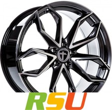 Tomason TN22 dark hyperblack polished 8x18" ET45 LK5 114.3 ML 72.6 Alufelgen ...