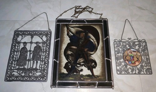 Vintage glasbild - vintage,