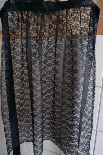 Dirndlschürze 70cm schwarze - dirndlschürze, 70cm,