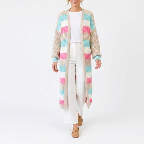Italy damen strickjacke lang - italy,
