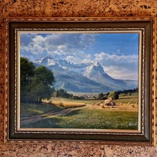 Ölgemälde Wolfgang Heinz (100 x 85 cm incl. Rahmen)