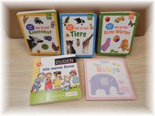 5 kleine (3 dicke) Kinderbücher Baby Bücher Konvolut ab 12 Monate