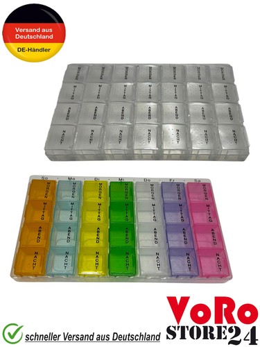Tablettenbox pillendose tage - pillendose,