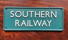 Aluguss SÜDBAHN Schild