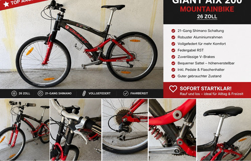 Giant aix 200 mountainbike - giant,
