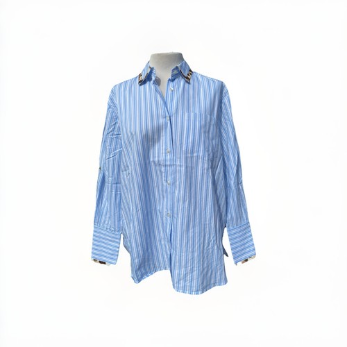 Emily van den bergh - bluse, bleu