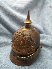 Altes bayerisches Tintenfass  Pickelhaube Bayern