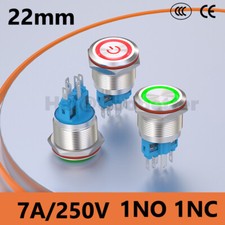 ø22mm edelstahl drucktaster - Ø22mm,