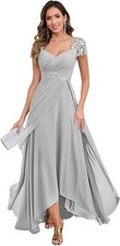 Brautmutter A-Linie Abendkleid