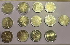 2 Euro Münzen Sammlung – 13