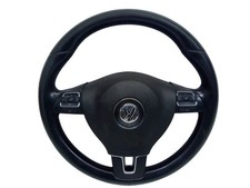 Lenkrad Multifunktion , Leder passt für VW TOURAN (1T1, 1T2) 1.6 TDI 1T0419091AC