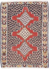 Kelim Senneh Teppich 69x96 cm