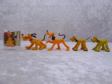 e5tdnC - 5 x Disney Figur Hund Pluto - Vintage - Sammlung Konvolut