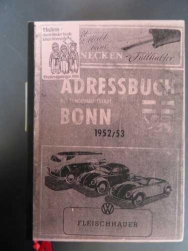 Bonn adreßbuch - bonn, „adreßbuch