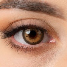 Kontaktlinsen farbig braun