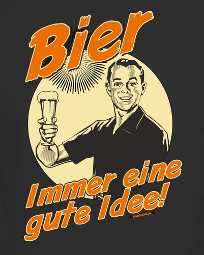 Herren shirt bier - t-shirt,
