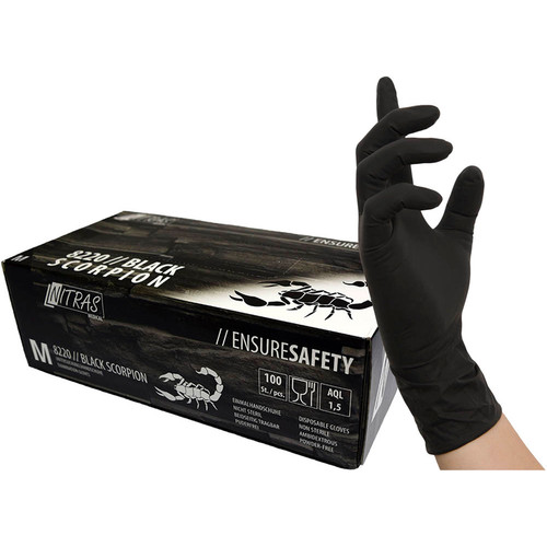 Latexhandschuhe black - 10, "black