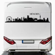 München Skyline 220cm Autoaufkleber B115 Wohnmobil Wohnwagen Camper Bus Urlaub