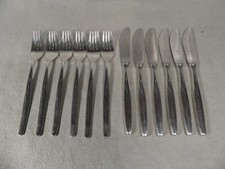 WMF Heidelberg Vorspeise Besteck 6 Personen 12 Teile  90er Silberauflage