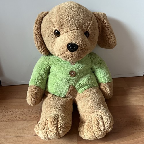 Hund kuscheltier braun grün - hund,