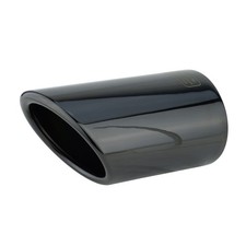 1 Auspuffblende Edelstahl Schwarz VW Golf 7 Variant 1,2TSI 1,6TDI Auspuff Blende