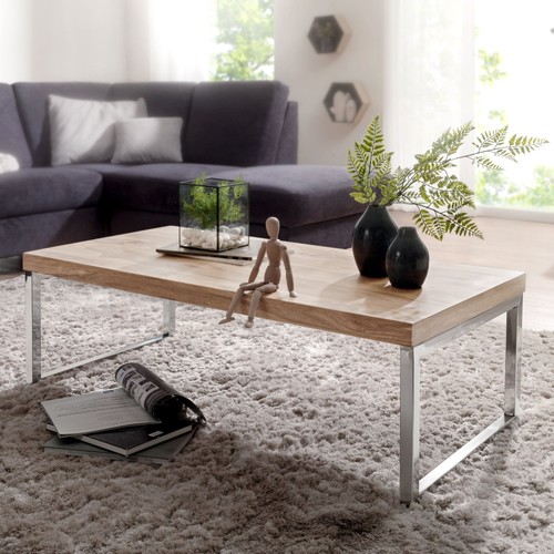 Massiver couchtisch java 120cm - massiver,