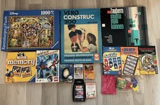 10 Spiele Disney Puzzle Lego RoboChamp Memory Yakari Konstruktion Zaubern Knobel